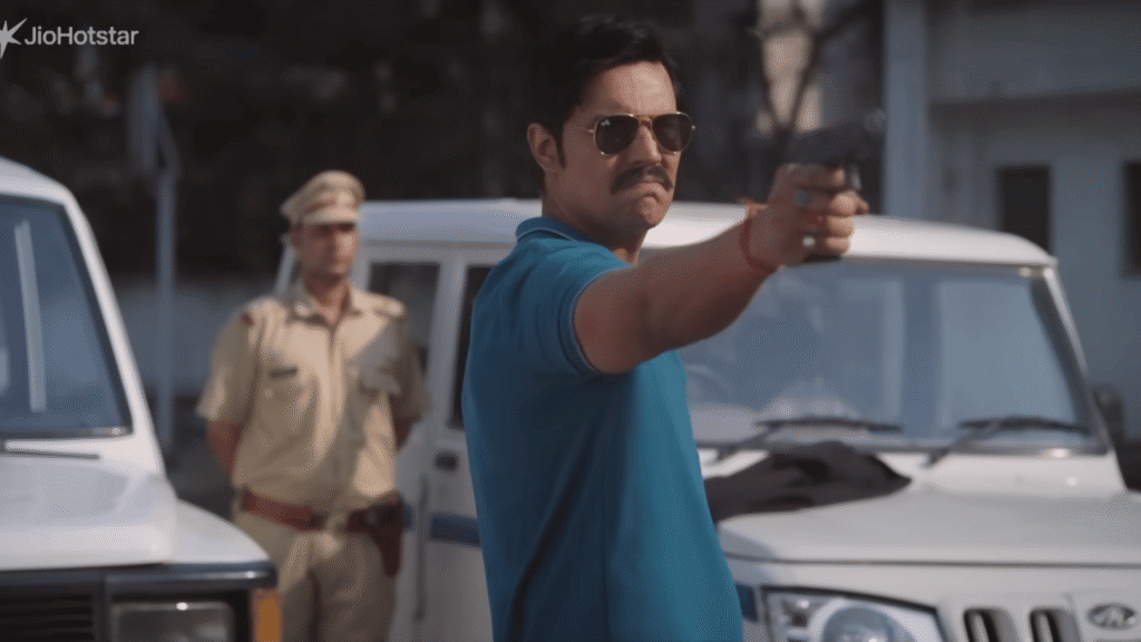 Inspector Avinash Season 2 clip from trailer in which main charchter is shooting to someone.