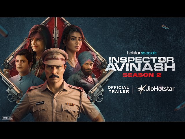 Inspector Avinash season 2 Offical Featured image as Jio Hotstar displayed on YouTube.