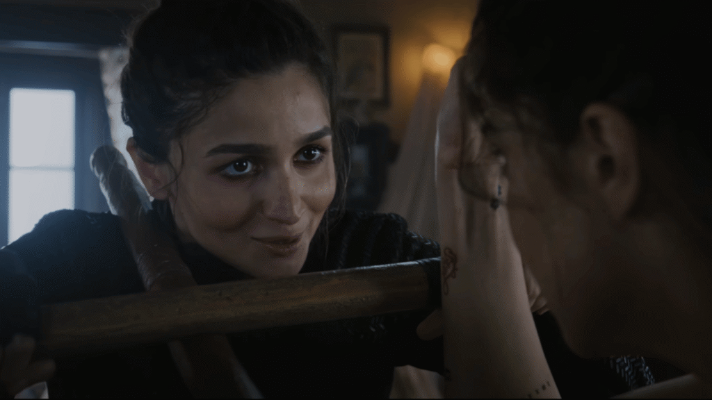 Alia Bhatt as Sita in an intense hand to hand combat scene from Alpha movie 2026 YRF Spy Universe